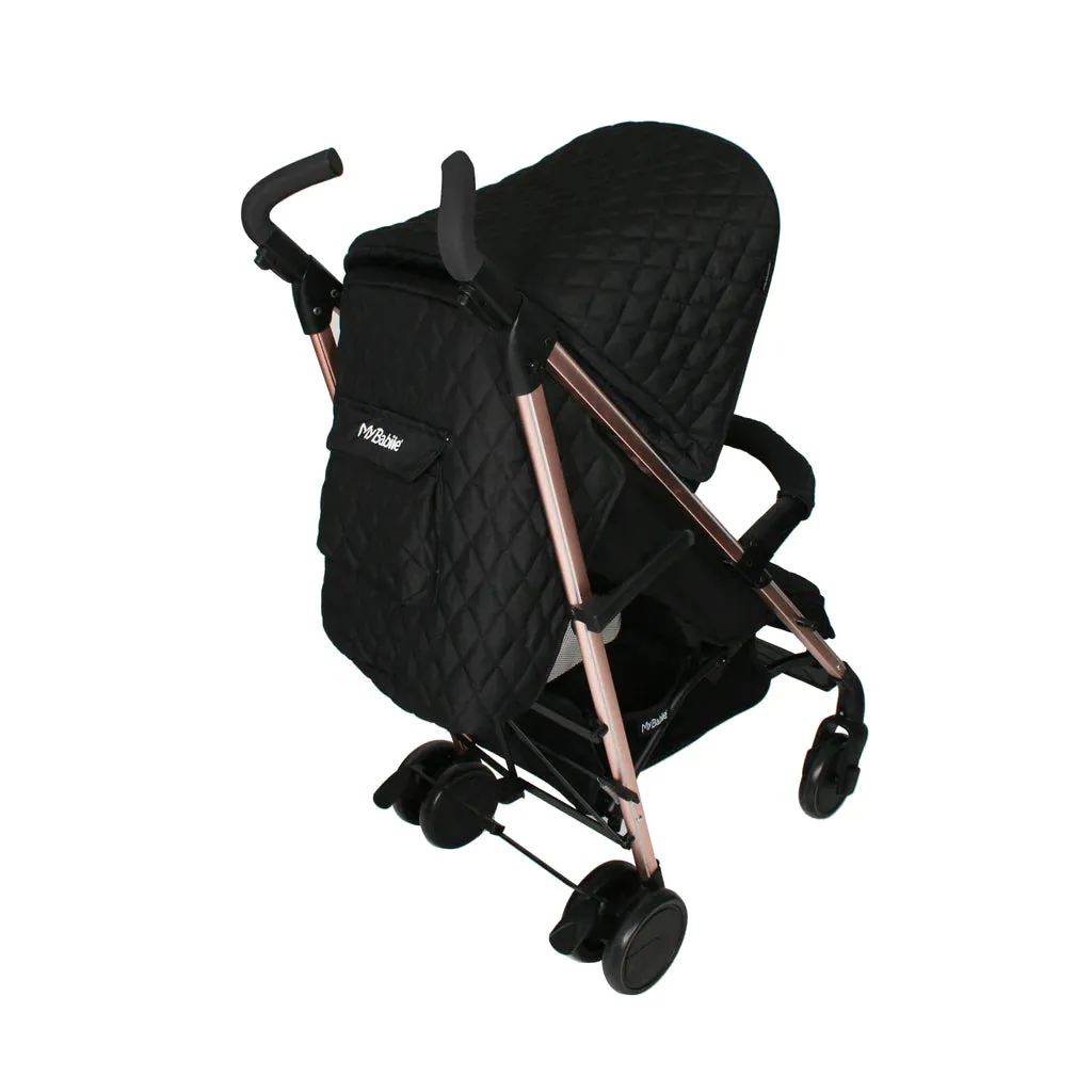 My Babiie Billie Faiers Quilted Black Stroller