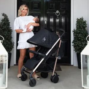 My Babiie Billie Faiers Quilted Black Stroller