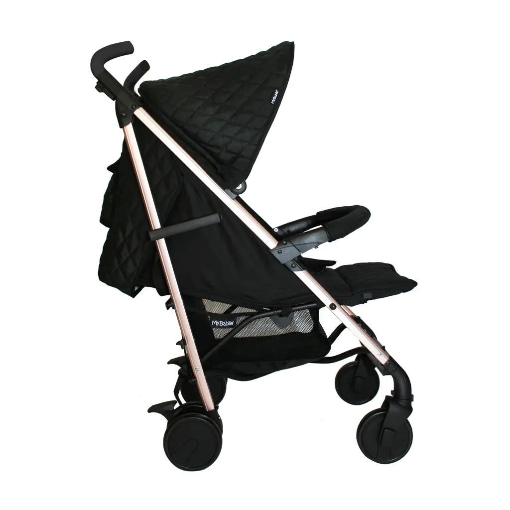 My Babiie Billie Faiers Quilted Black Stroller