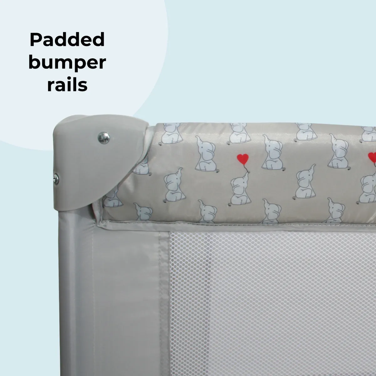 My Babiie Elephants Travel Cot
