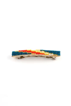 Narrow Navajo Beaded Barrette