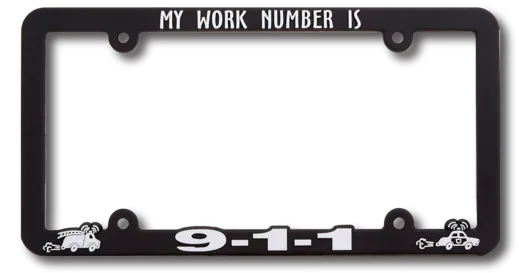 New Jersey High View Raised Copy Plastic License Plate Frame