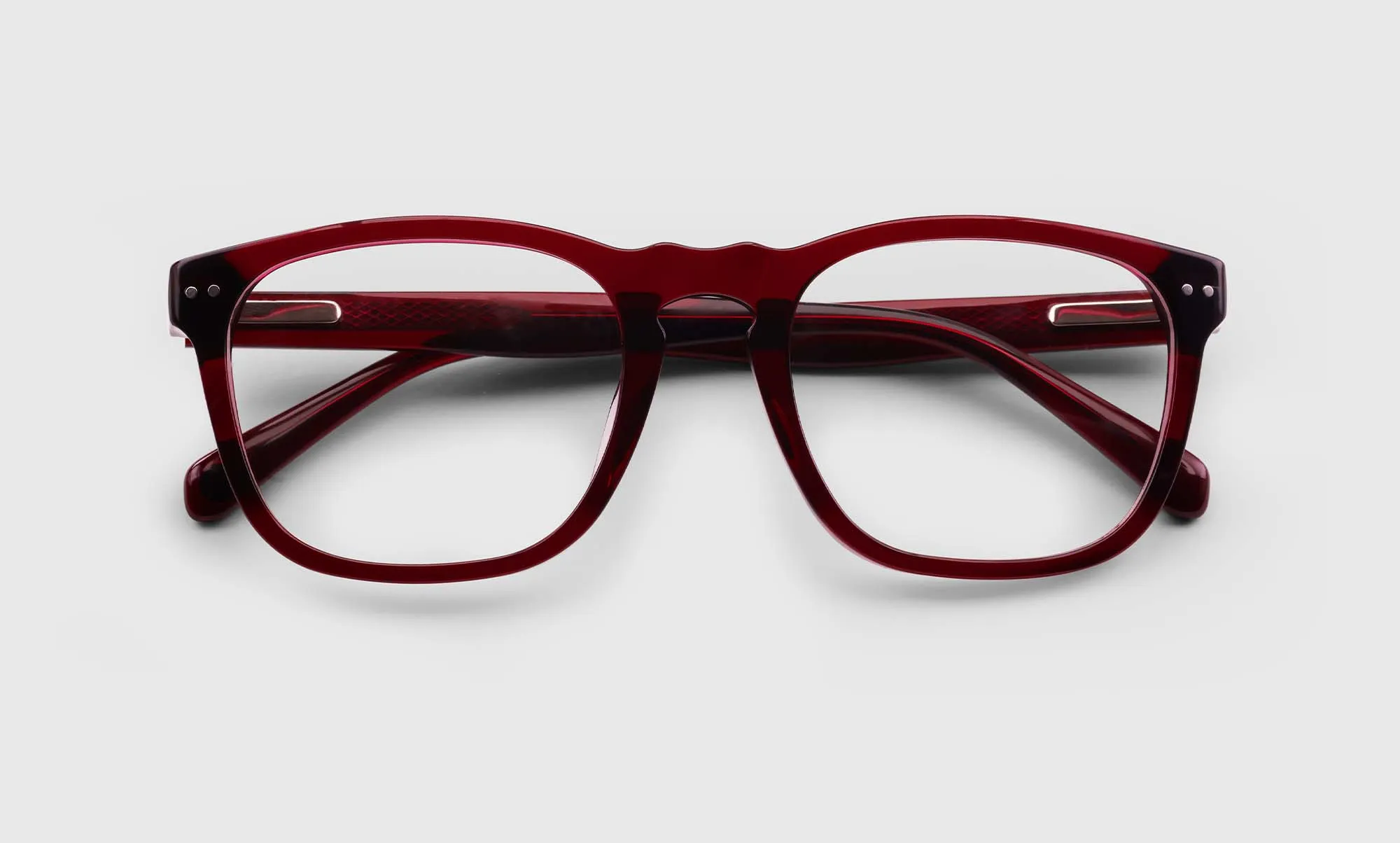 New Sport Color 01 - Deep Red Crystal Front and Temples