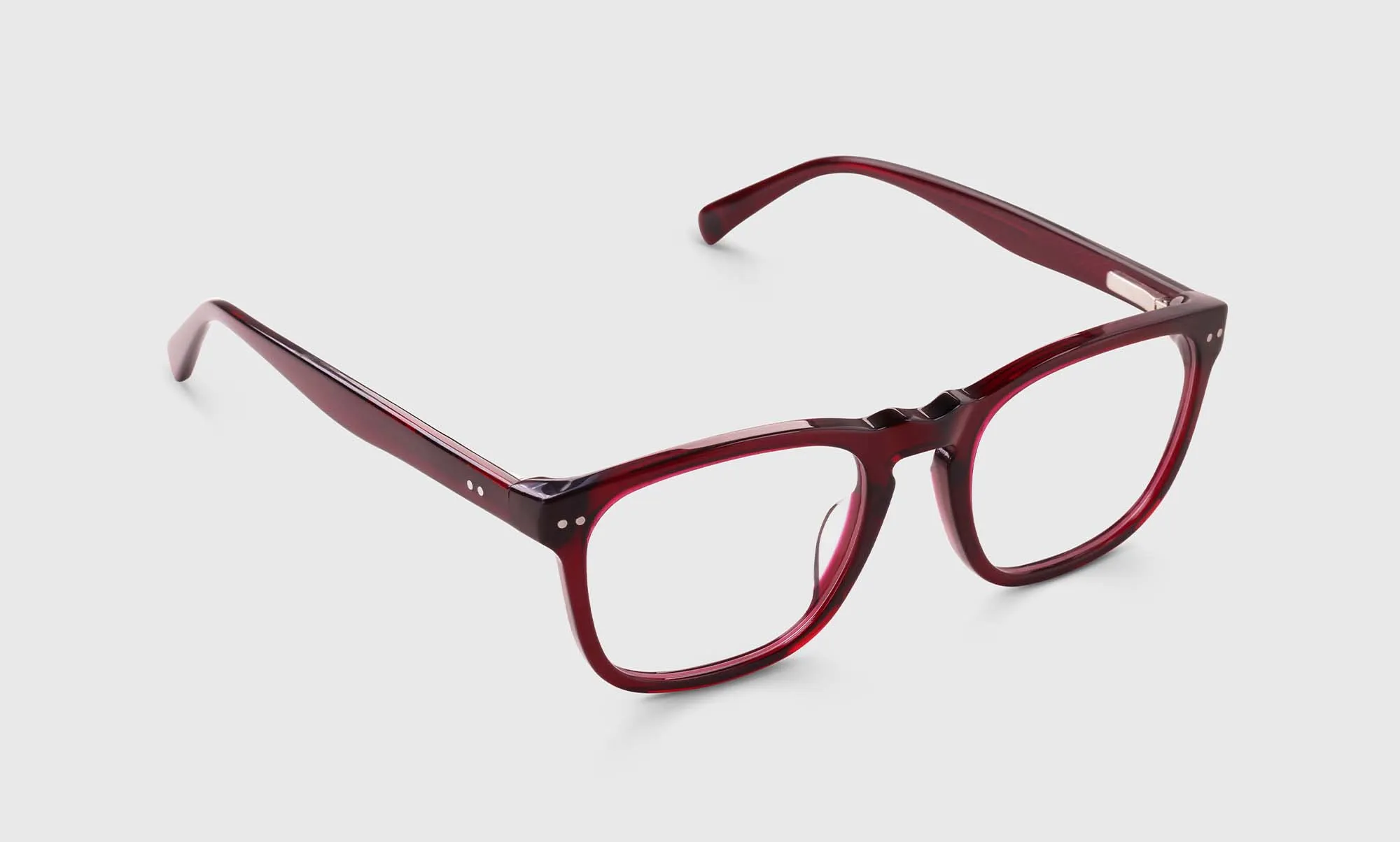 New Sport Color 01 - Deep Red Crystal Front and Temples