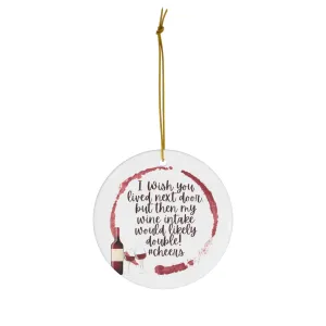 Next Door Wine Partner Ornament