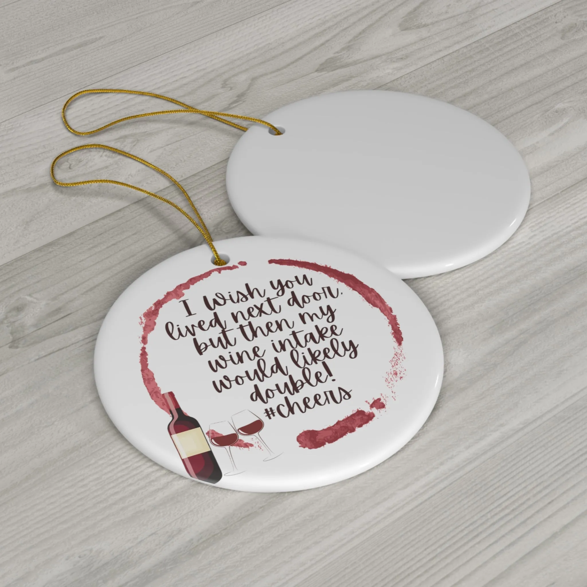 Next Door Wine Partner Ornament