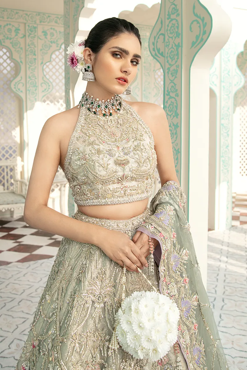 NILE MIST | Suffuse Aab-e-Zar Luxury Wedding Collection 2020 | Unsttiched Embroidered Embelished Bridal Suits