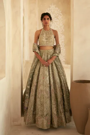 NILE MIST | Suffuse Aab-e-Zar Luxury Wedding Collection 2020 | Unsttiched Embroidered Embelished Bridal Suits