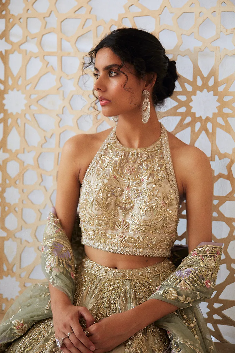NILE MIST | Suffuse Aab-e-Zar Luxury Wedding Collection 2020 | Unsttiched Embroidered Embelished Bridal Suits