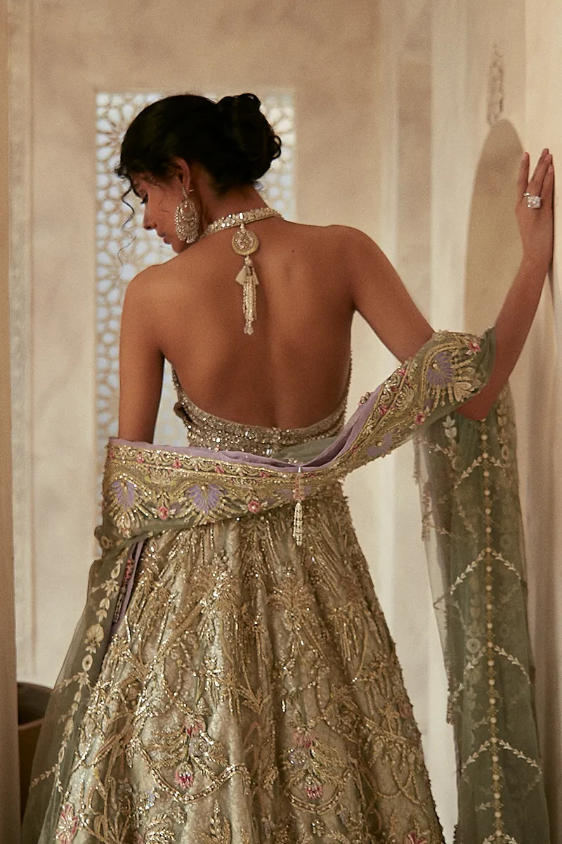 NILE MIST | Suffuse Aab-e-Zar Luxury Wedding Collection 2020 | Unsttiched Embroidered Embelished Bridal Suits