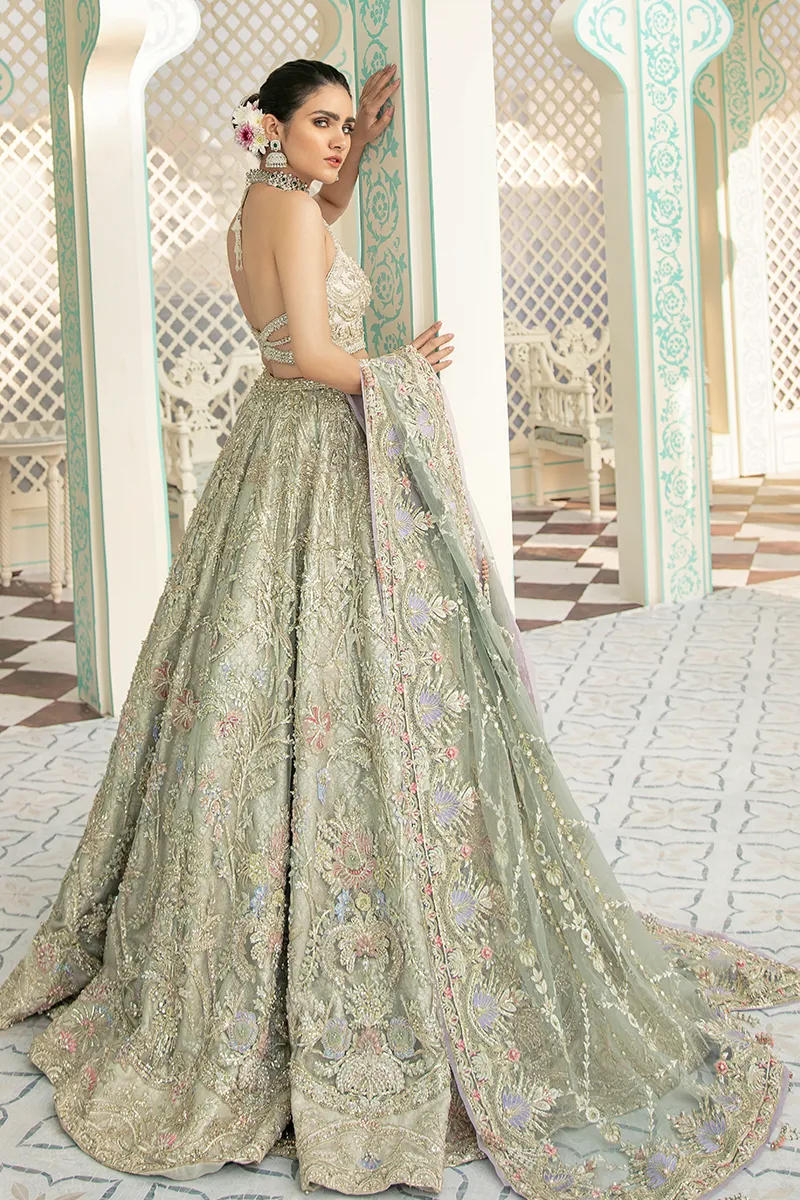 NILE MIST | Suffuse Aab-e-Zar Luxury Wedding Collection 2020 | Unsttiched Embroidered Embelished Bridal Suits