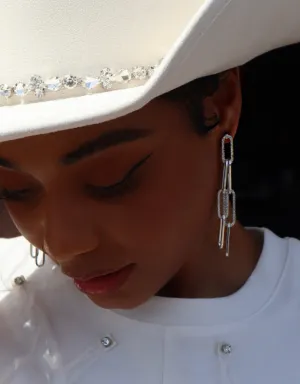 No Holding Chain Earrings