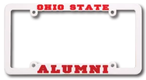 Ohio High High View Raised Copy Plastic License Plate Frame