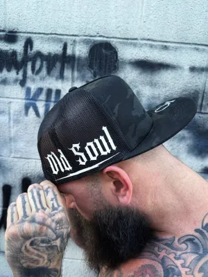 OLD SOUL BLACK CAMO SIDE STYLE BLACK HAT