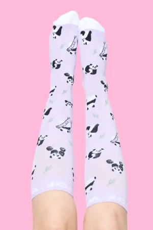 Onigiri Panda Bamboo Compression Socks