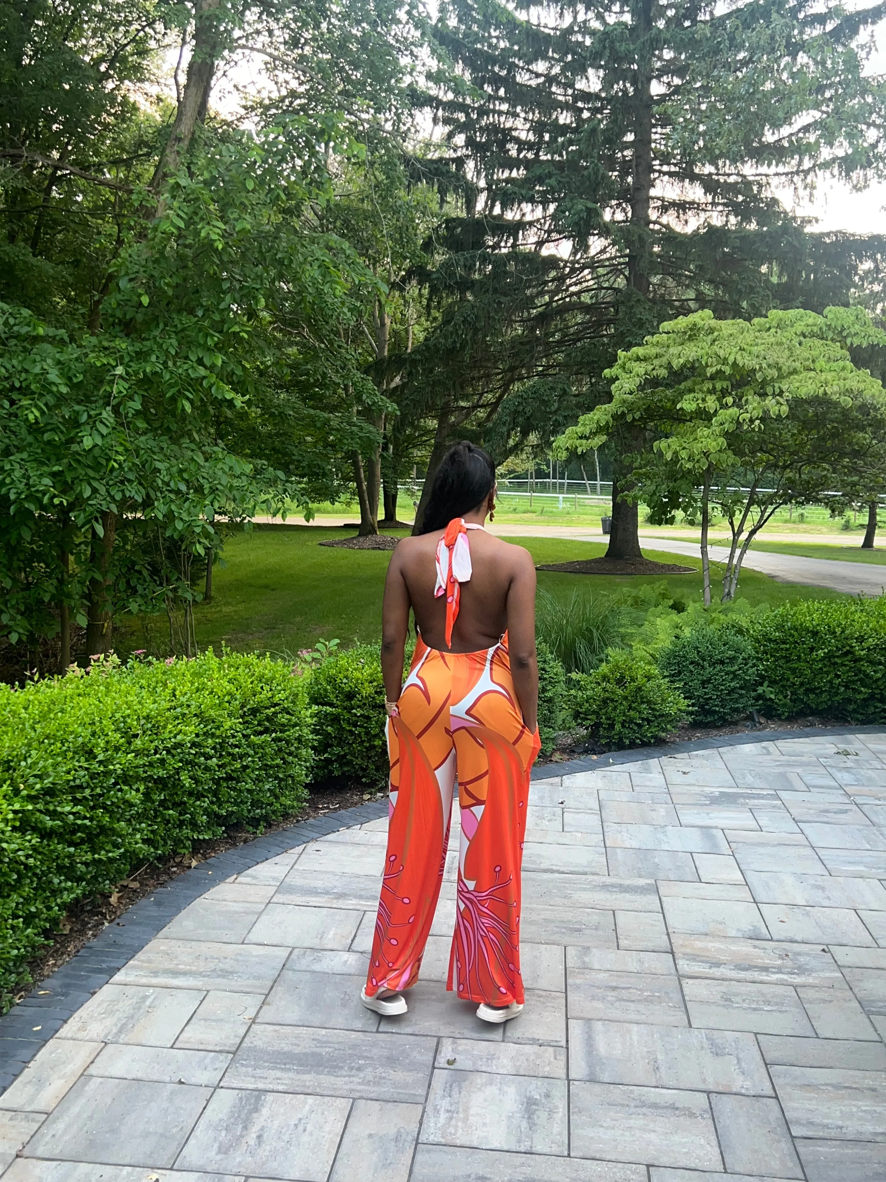 Orange You Cute Jumpsuit