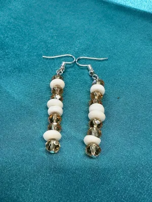 Ossein & Glass Bead Dangles
