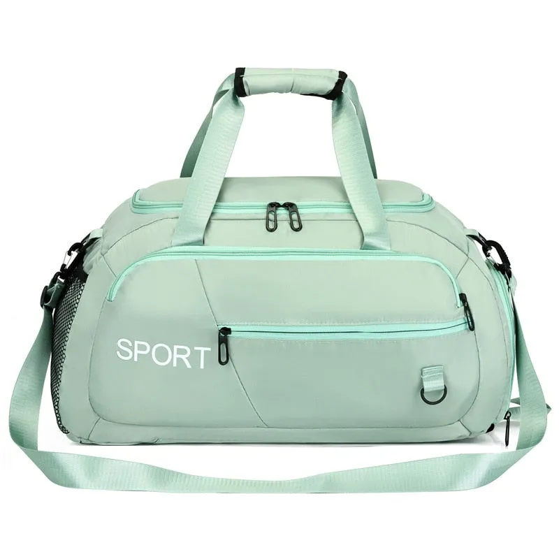 Oversized Gym Bag Travel Bag Duffel Backpack, Black/Blue/Gray/Green/Pink