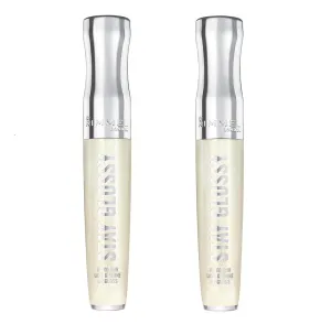 Pack of 2 Rimmel Stay Glossy 6HR Lip Gloss, Halo-There 815