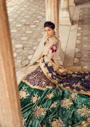 Pakistani Bridal Trail Lehnga for Wedding #J5123