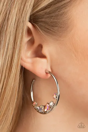 Paparazzi Attractive Allure - Orange Hoop Earrings