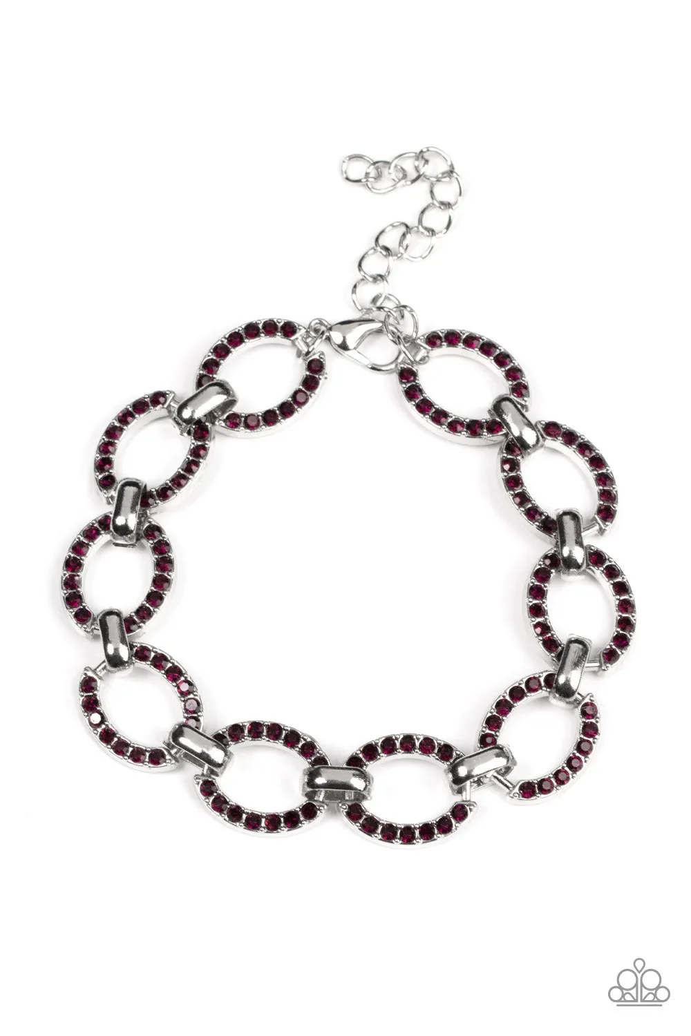 Paparazzi - Date Night Debonair - Purple Bracelet