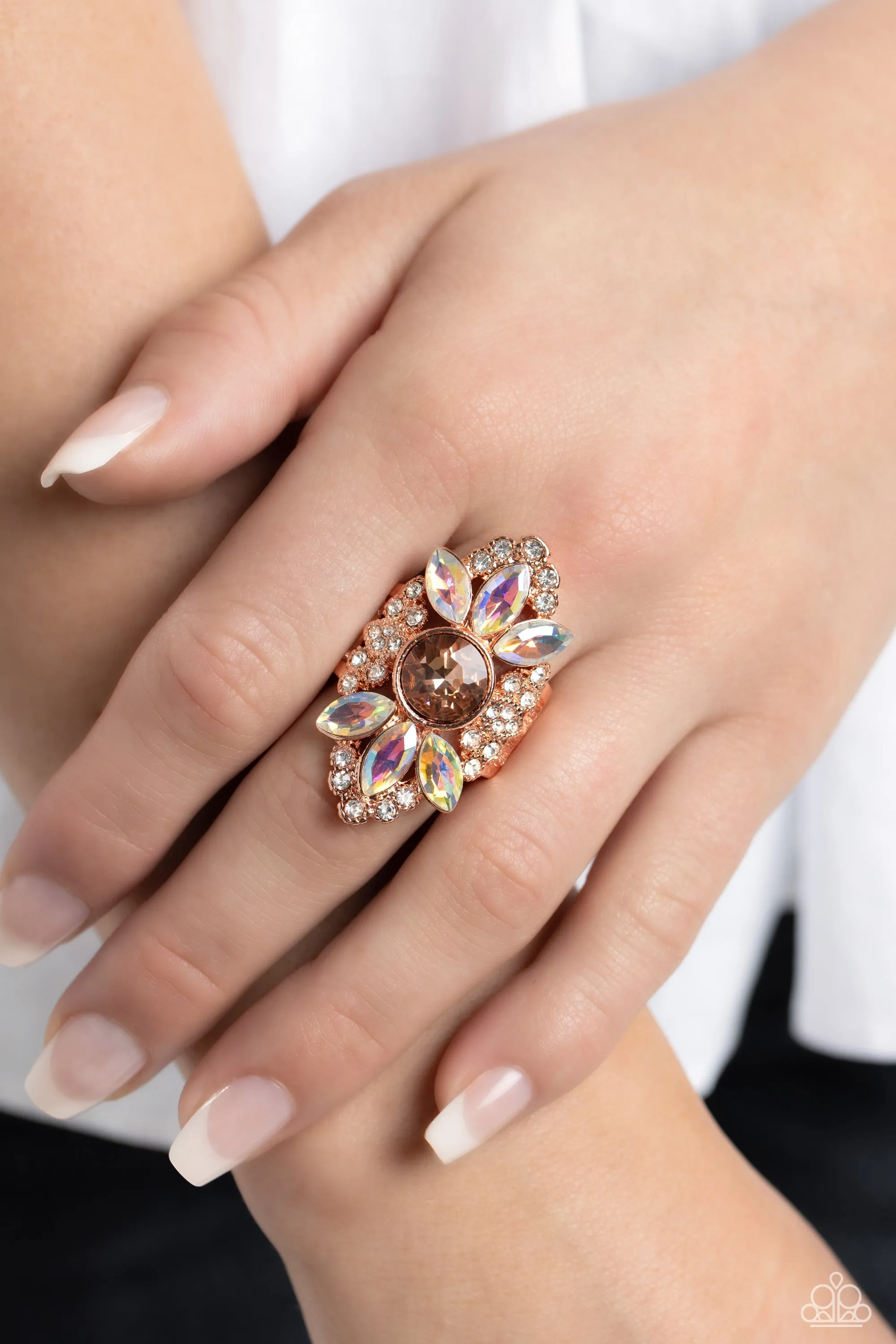 Paparazzi GLISTEN Here! - Copper Ring