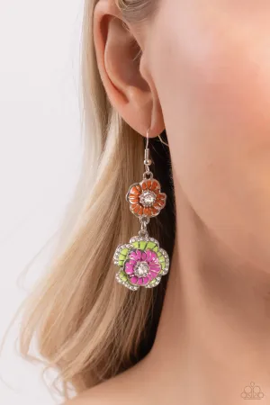Paparazzi Intricate Impression Earrings Multi