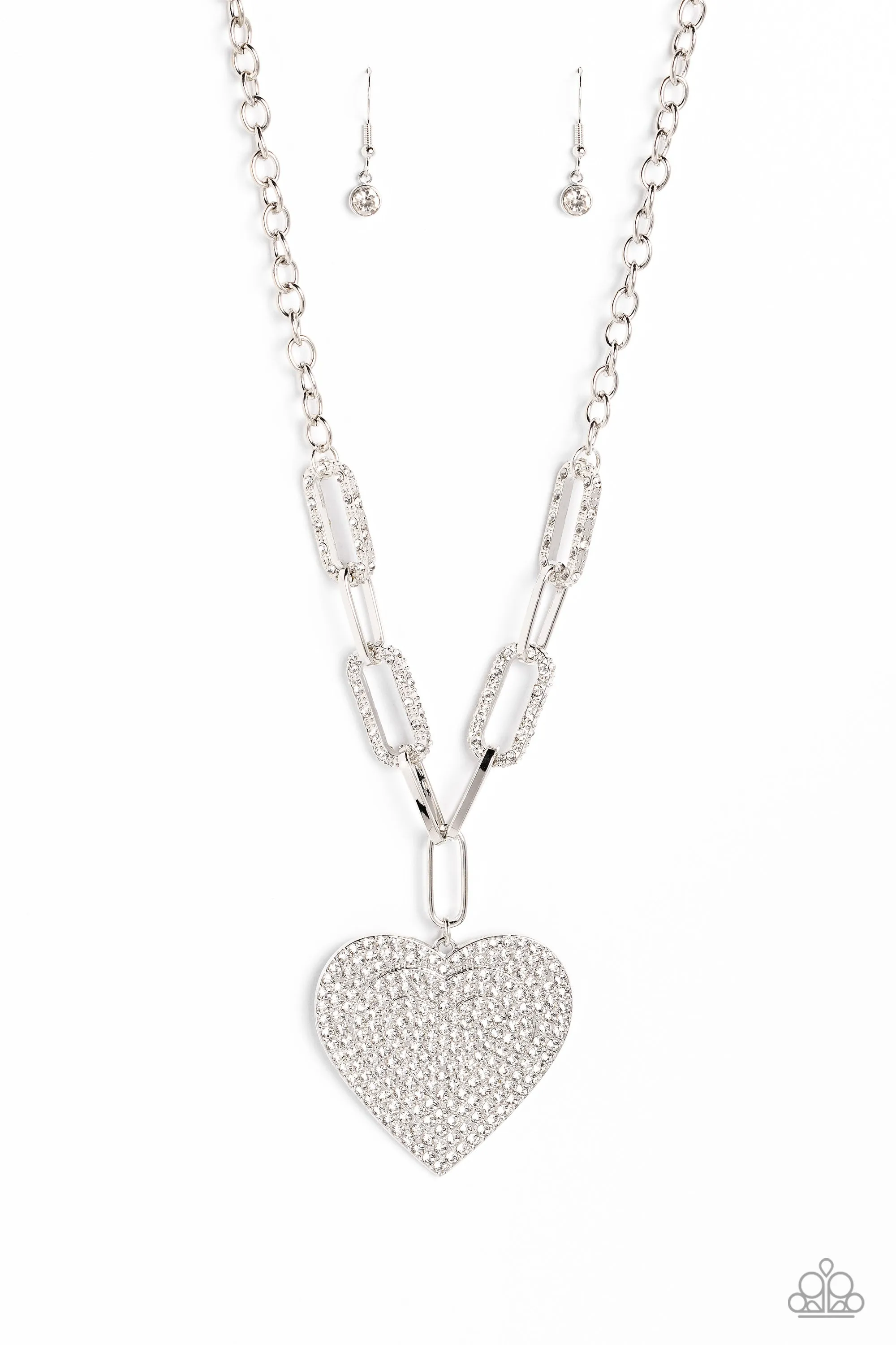 Paparazzi Roadside Romance - White Necklace