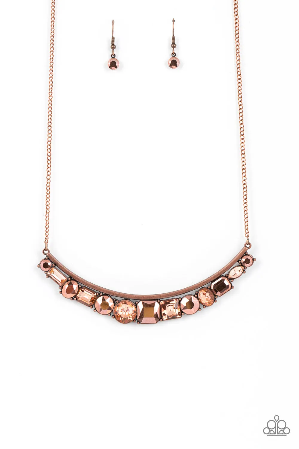 Paparazzi The Only SMOKE-SHOW in Town Necklace Copper