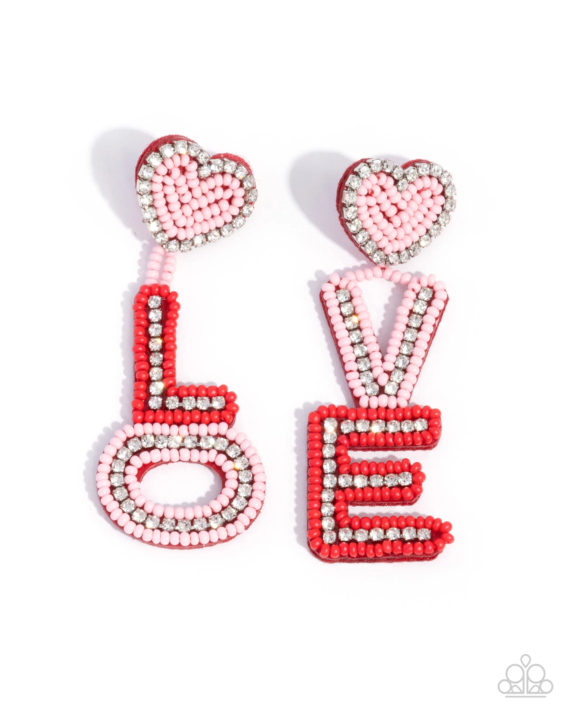 Paparazzi Visible Valentines - Multi Earrings