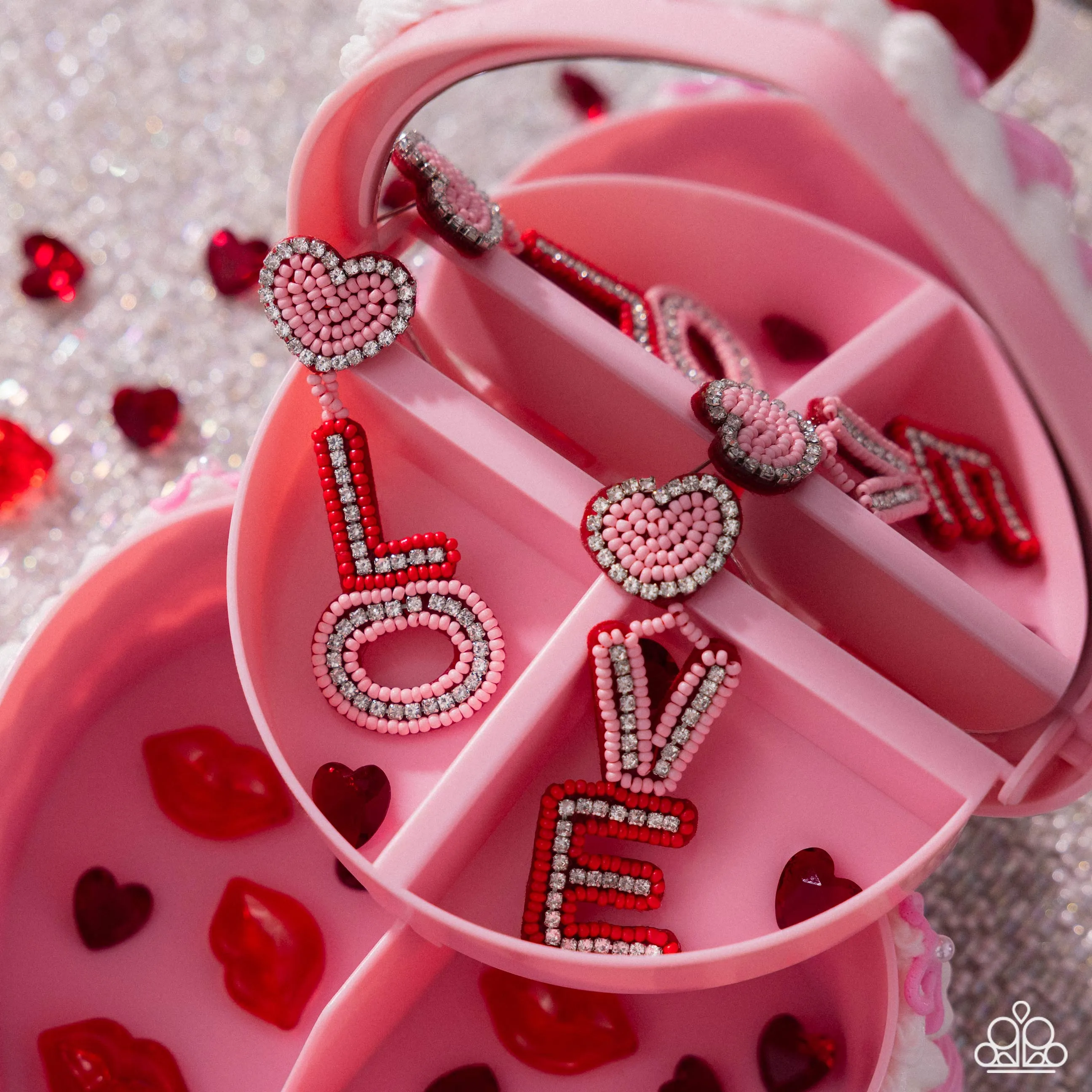 Paparazzi Visible Valentines - Multi Earrings
