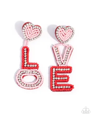 Paparazzi Visible Valentines - Multi Earrings