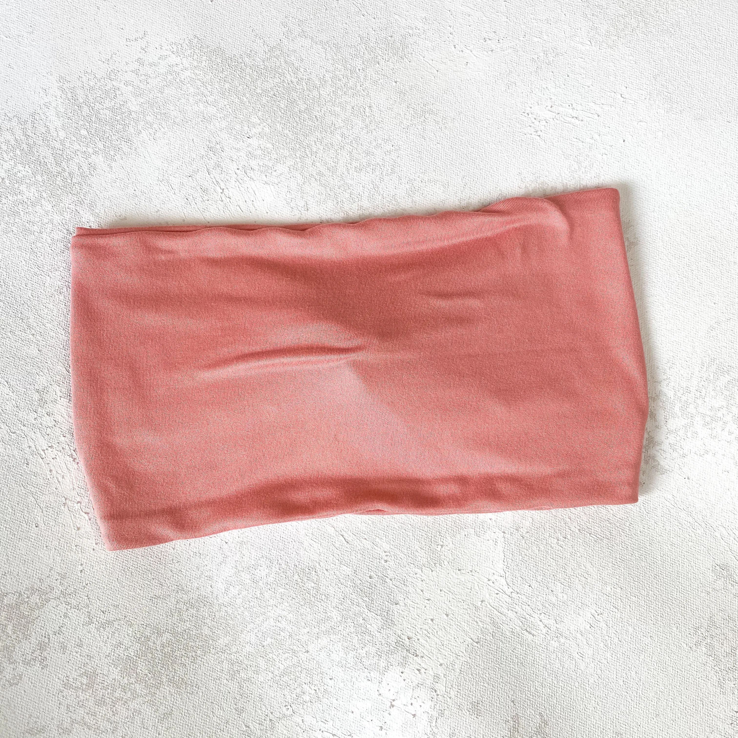 Peachy Pink WIDE Headband