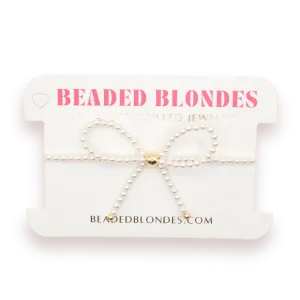 Pearl Bow Bracelet