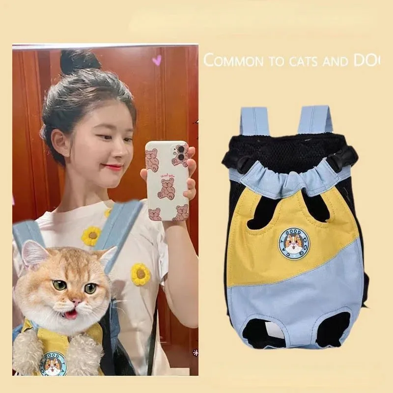 Pet Cat Dog Carrier Backpack Puppy Dog Carriers Bag Outdoor Travel Backpack Breathable Portable Pet Dog Carrier for dogs Cats