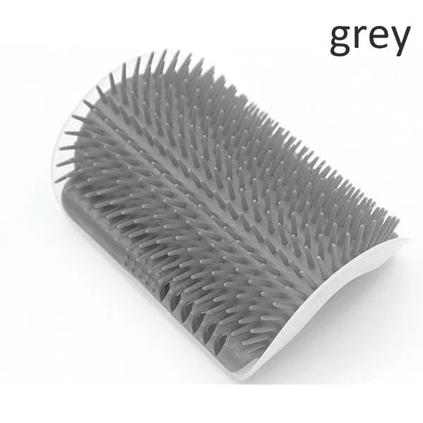 Pet Products for Cats Brush Corner Cat Massage Self Groomer Comb Brush with Catnip Cat Rubs Tickling Comb