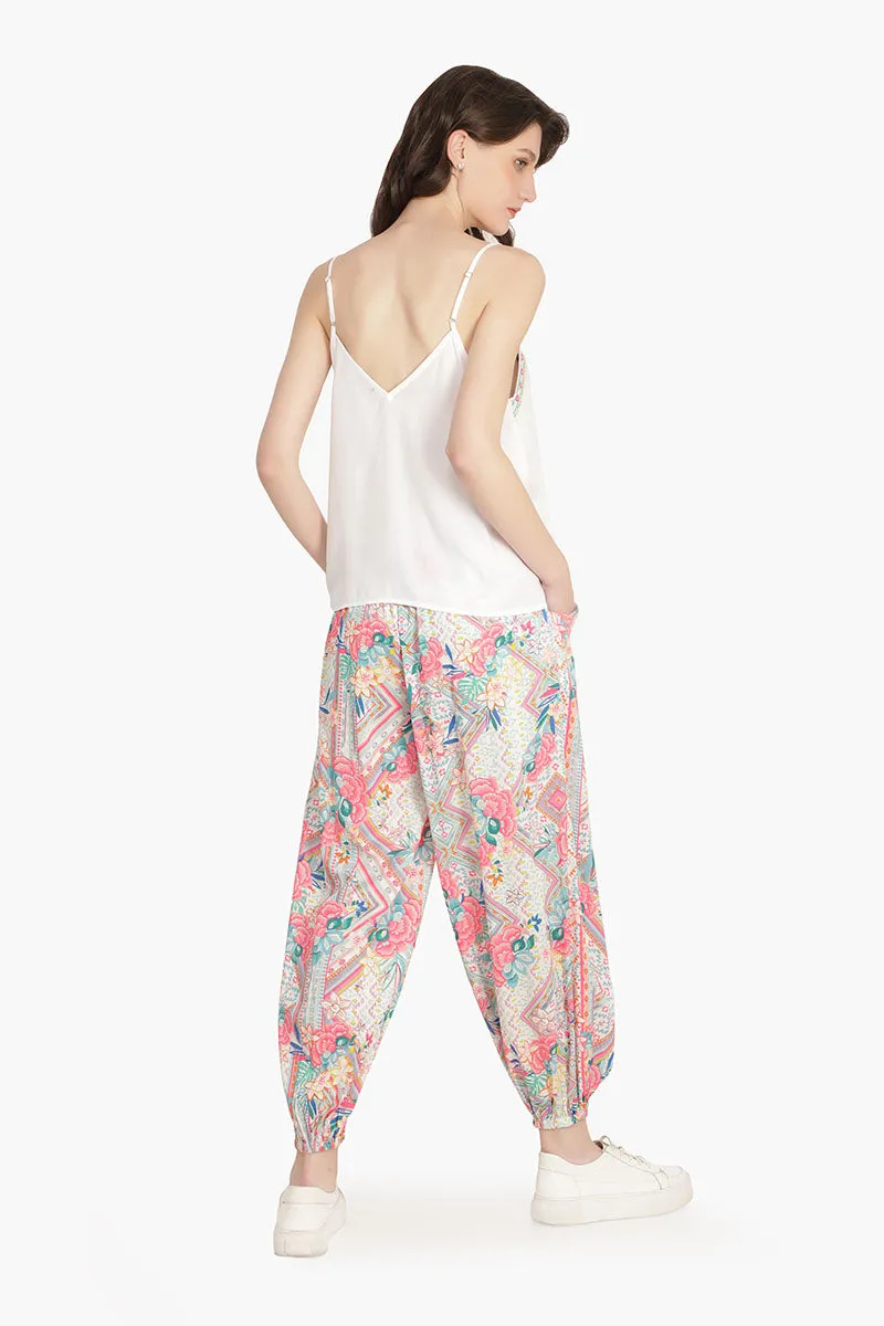 Pink Carnation Embellished Top