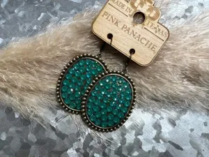 Pink Panache Earrings - Turquoise