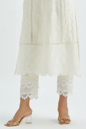 Pintuck Organza Pant