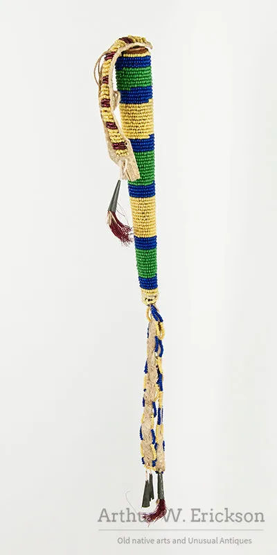 Plains Beaded Awl Case