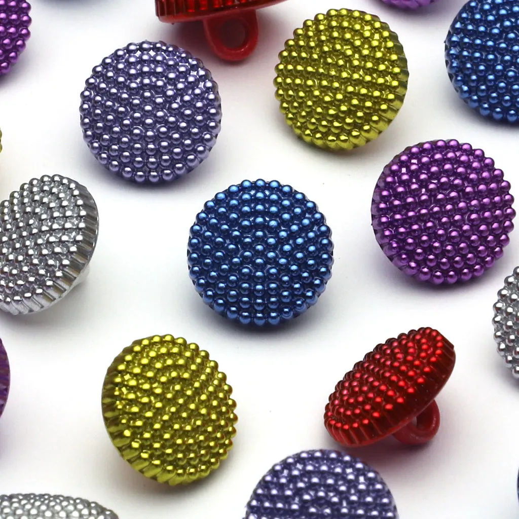 Plastic Button Yellow