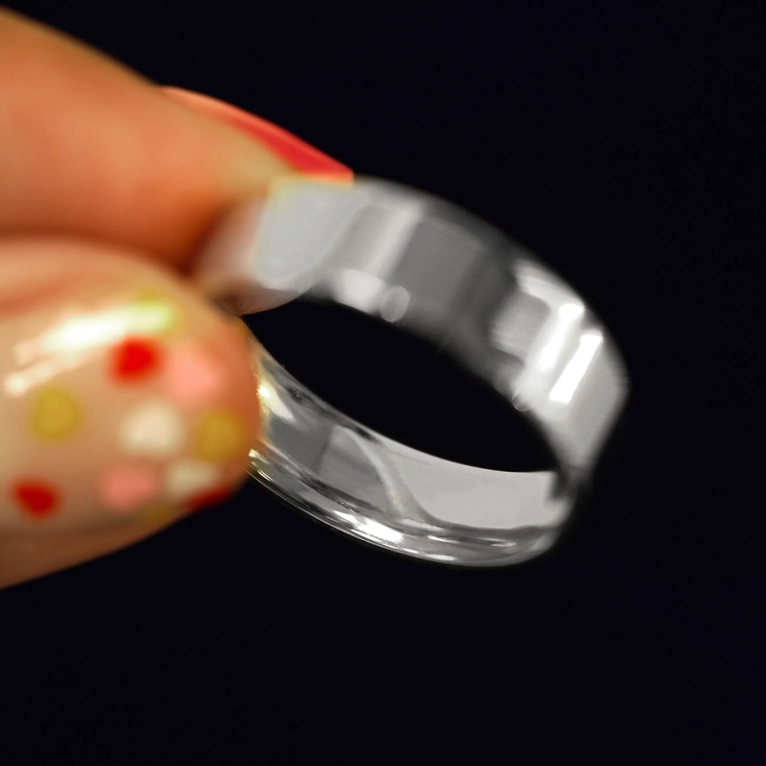 Platinum Industrial Mirror Band