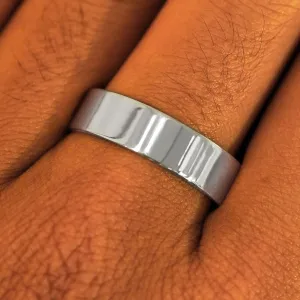 Platinum Industrial Mirror Band