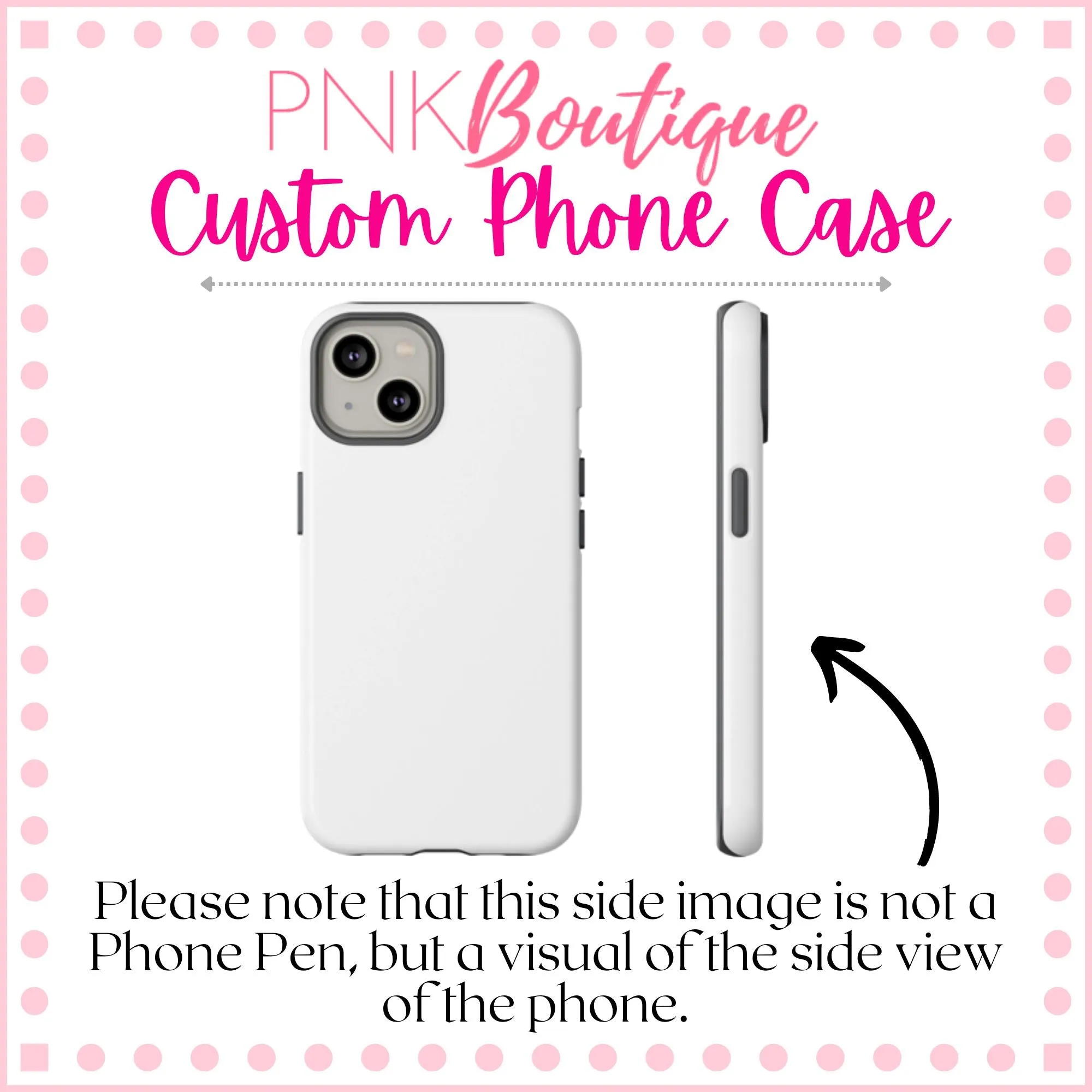 PNK Watercolor Pink & Green Plain Phone Case