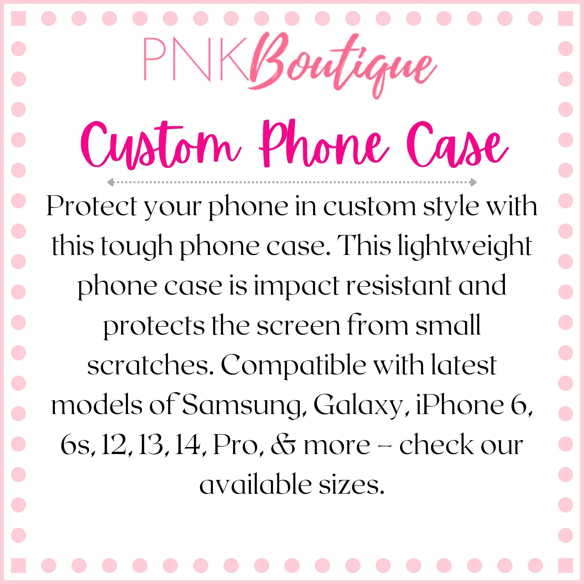 PNK Watercolor Pink & Green Plain Phone Case