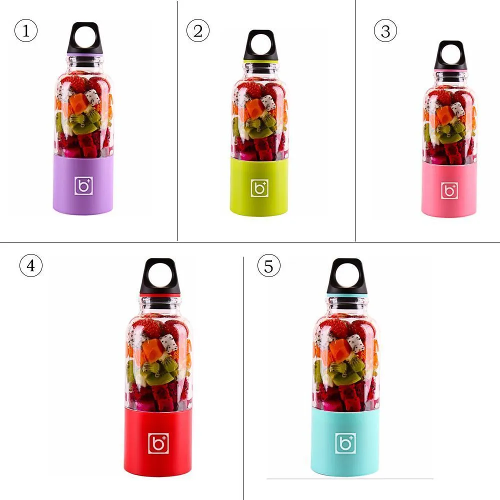 Portable Electric Juicer USB Rechargeable Blender Mixer Bottle