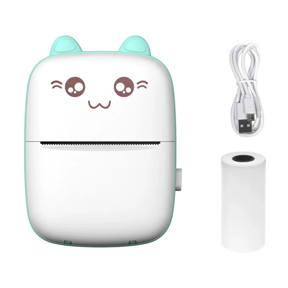 Portable Mini Bluetooth Printer Mobile Phone Photo Note Print Student Pocket Error Label Printer Great Gift