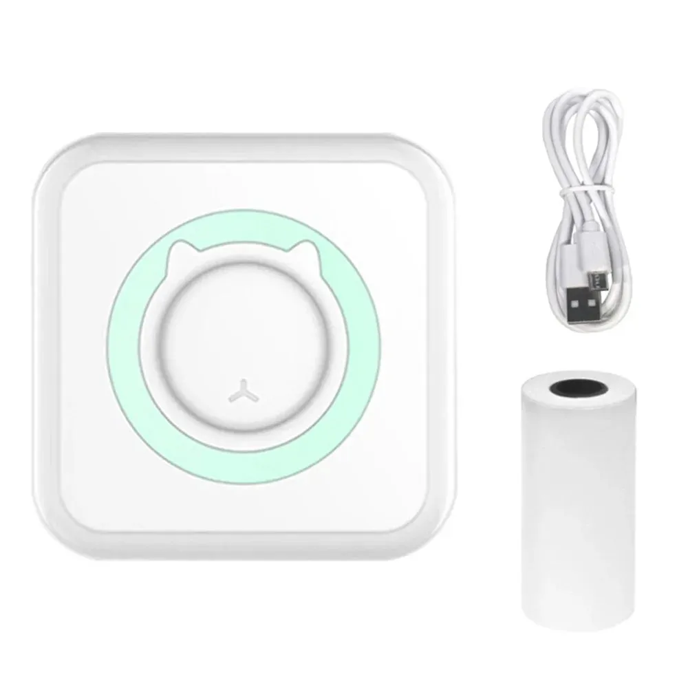 Portable Mini Bluetooth Printer Mobile Phone Photo Note Print Student Pocket Error Label Printer Great Gift