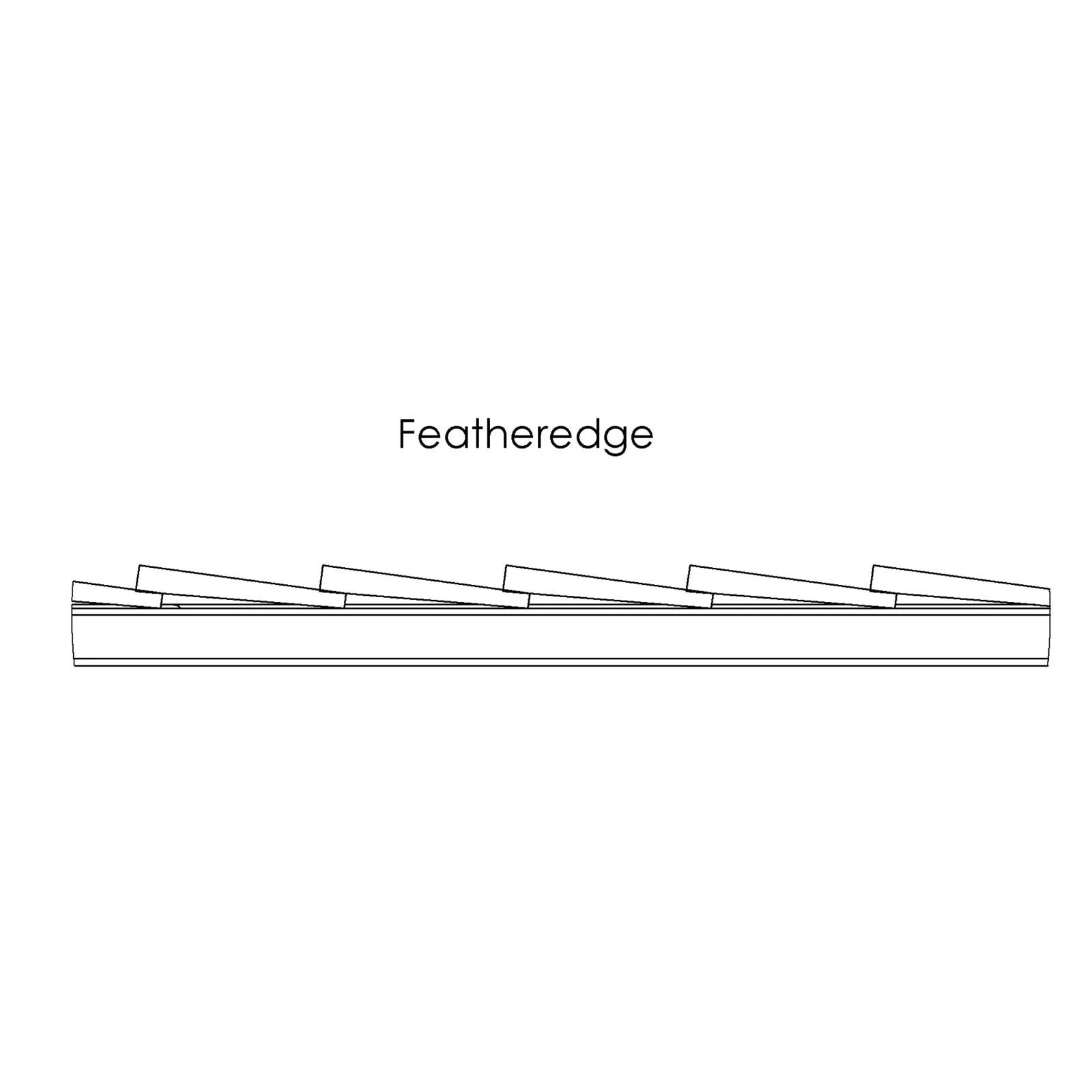 Portreath Framed Featheredge Gate (0.9m High)